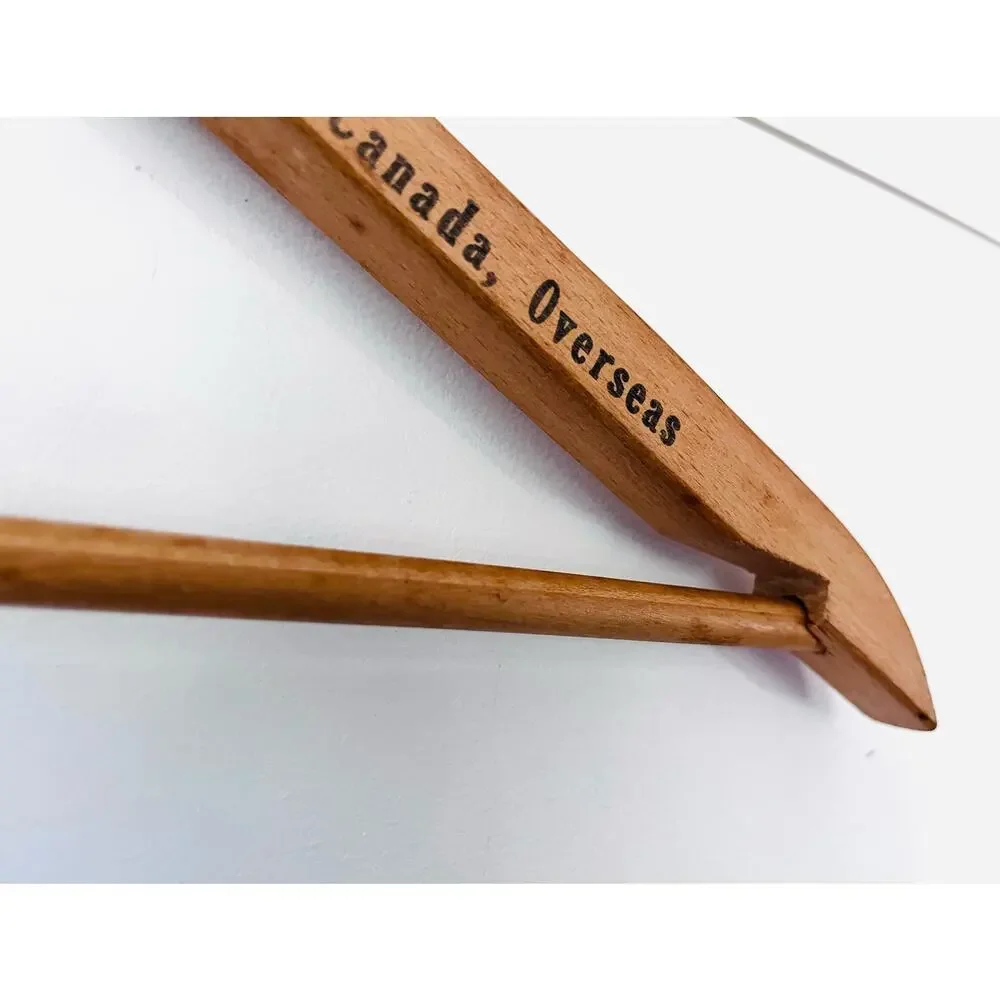 VTG Sheraton Hotels U.S.A. Hawaii Canada and Overseas Antique Wooden Coat Hanger